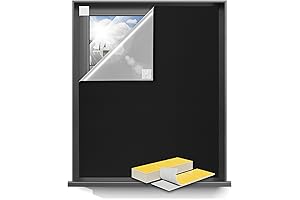 50"x57" Adhesive Blinds for Window Blackout