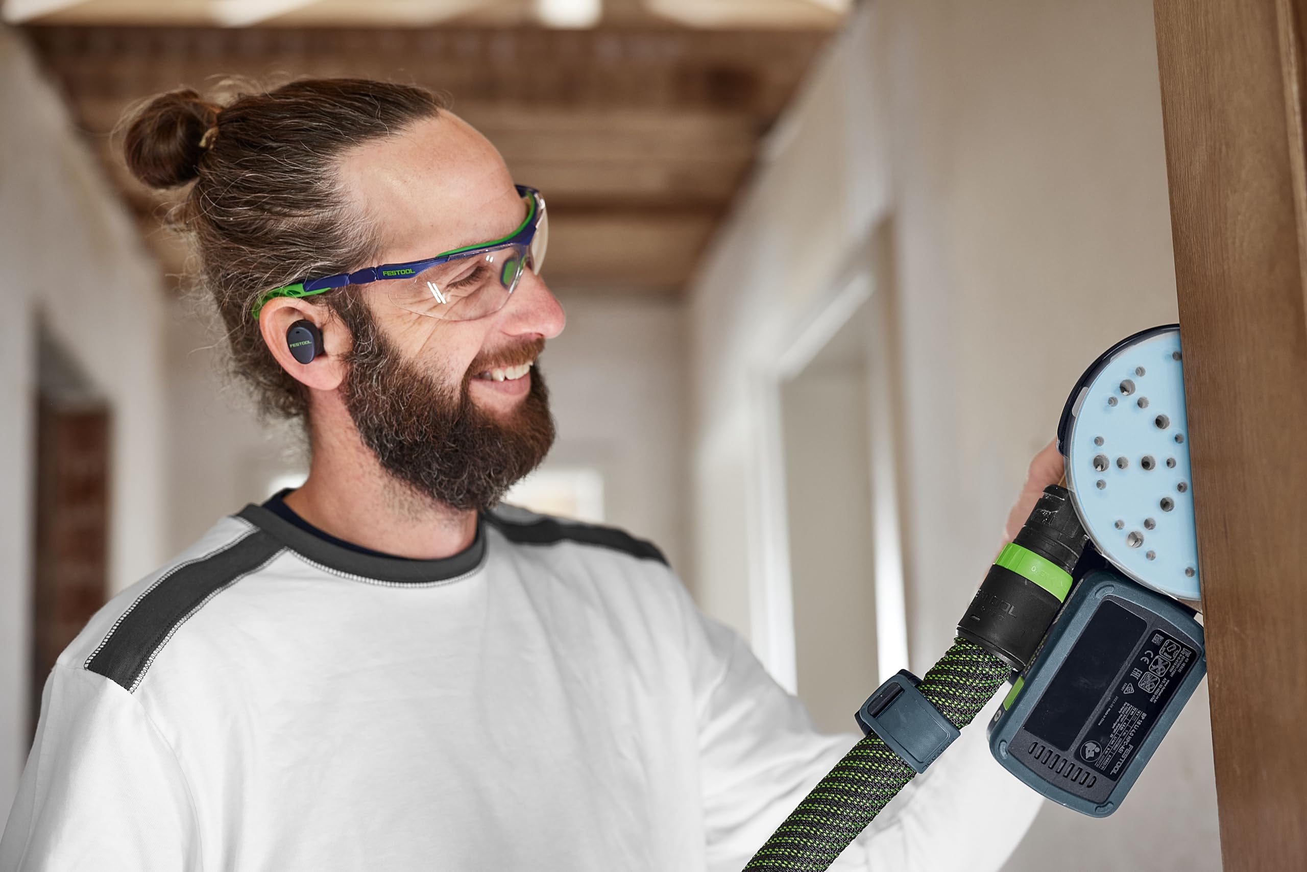 Lisciante escentrico a batteria ETSC 2 150-Basic di Festool