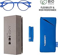 Vista 35 de DIDINSKY readers presbyopia reading glasses anti blue light for men and women. Rubber touch, flexible temples and anti-reflective lenses. Graphite