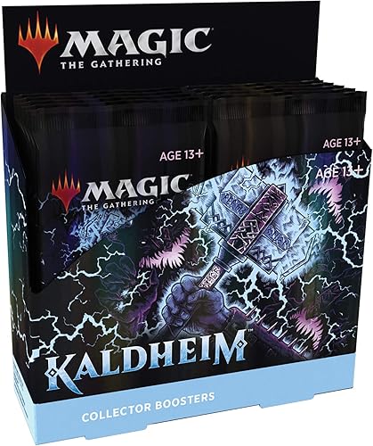 Miniatura 3 de Magic: The Gathering Kaldheim - Caja de refuerzo para coleccionista, 12 paquetes (180 cartas mágicas)