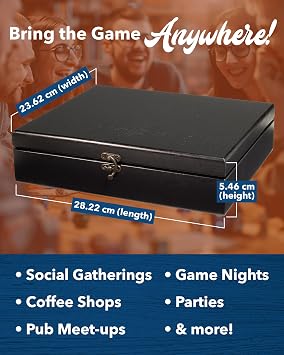 WE Games 12 Number Shut the Box Board Game- Black Stained Wood Box with Lid