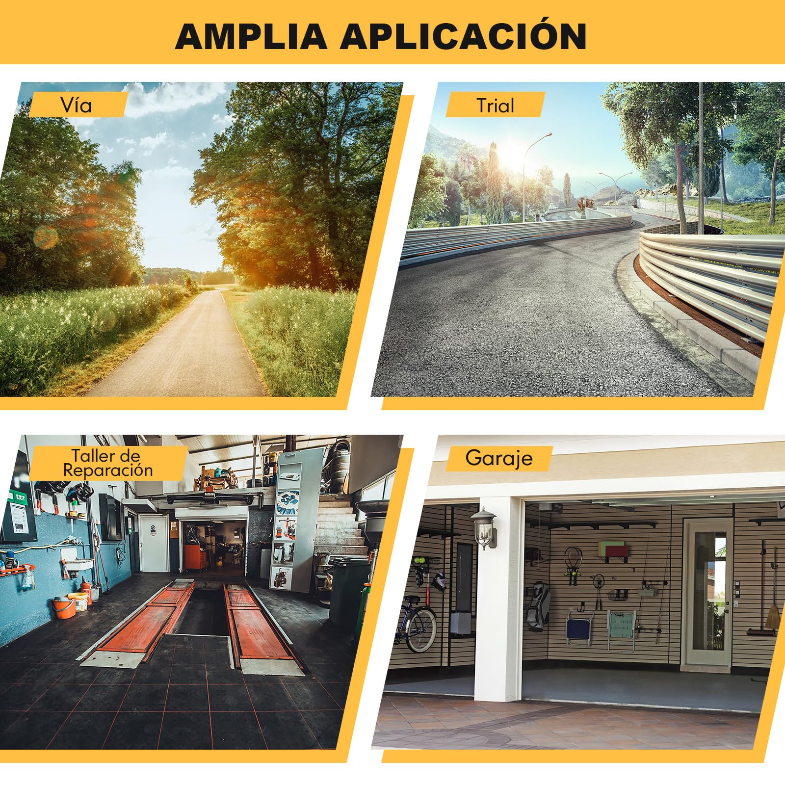 COSTWAY Soporte Elevador de Moto, Elevador Moto de Metal Resistente Con Bandeja de Aceite Extraíble Incluida y Parte Superior Antideslizante, Para Mantenimiento y Reparación, Capacidad de 450 KG