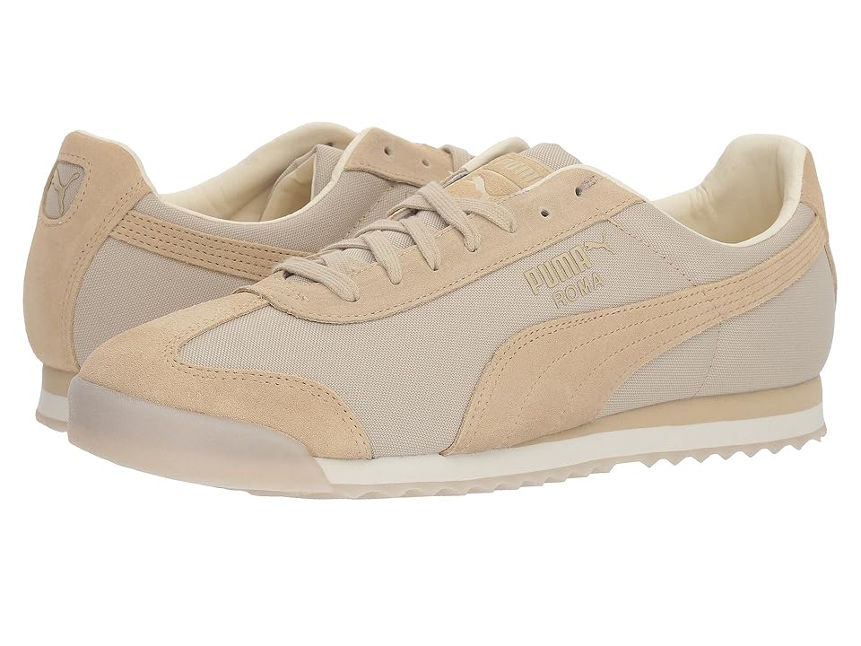 

PUMA Roma Summer (Pebble/Whisper White) Men's Lace up casual Shoes, Beige
