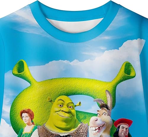 Miniatura 4 de Disfraz de monstruo para niños conjunto de camisas y pantalones largos para el hogar ropa casual para niños de 2 a 10 años