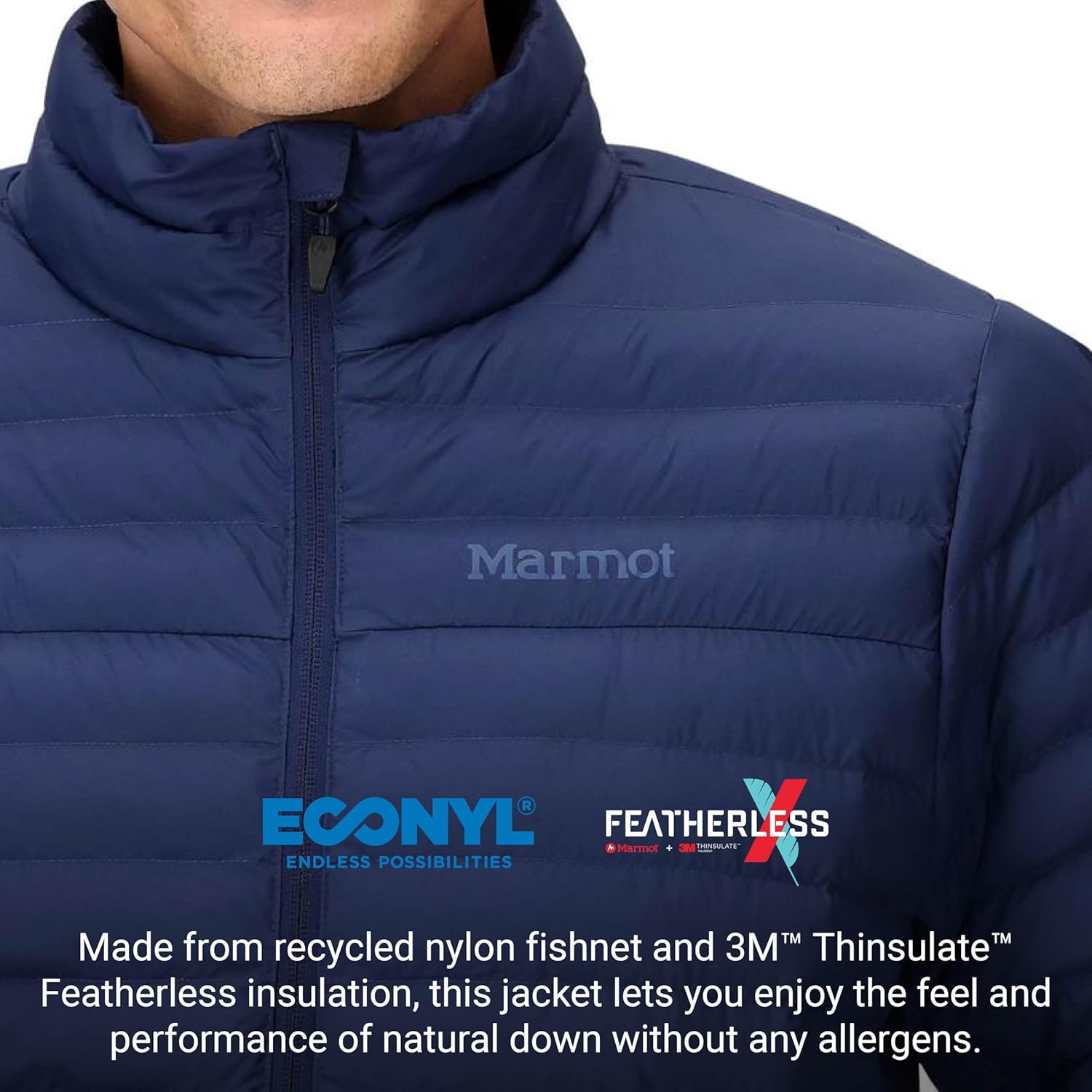 MARMOT Men's Echo Featherless Jacket - Lightweight Down-Alternative Puffer