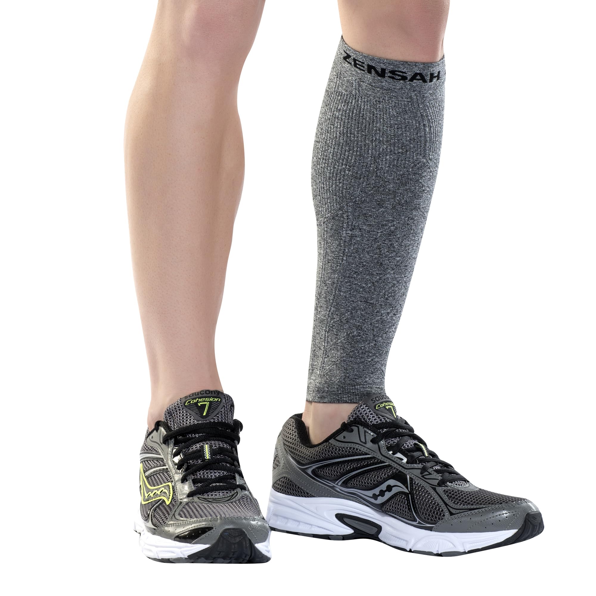 Zensah Shin Splint/Calf Compression Sleeve - Tobillera de compresión para hombre