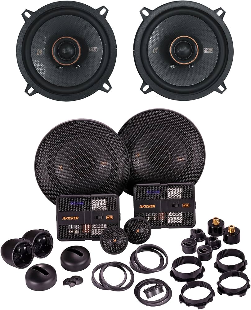 Amazon.com: Audiosavings Bundle: (1) Pair Kicker 51KSC504 5.25
