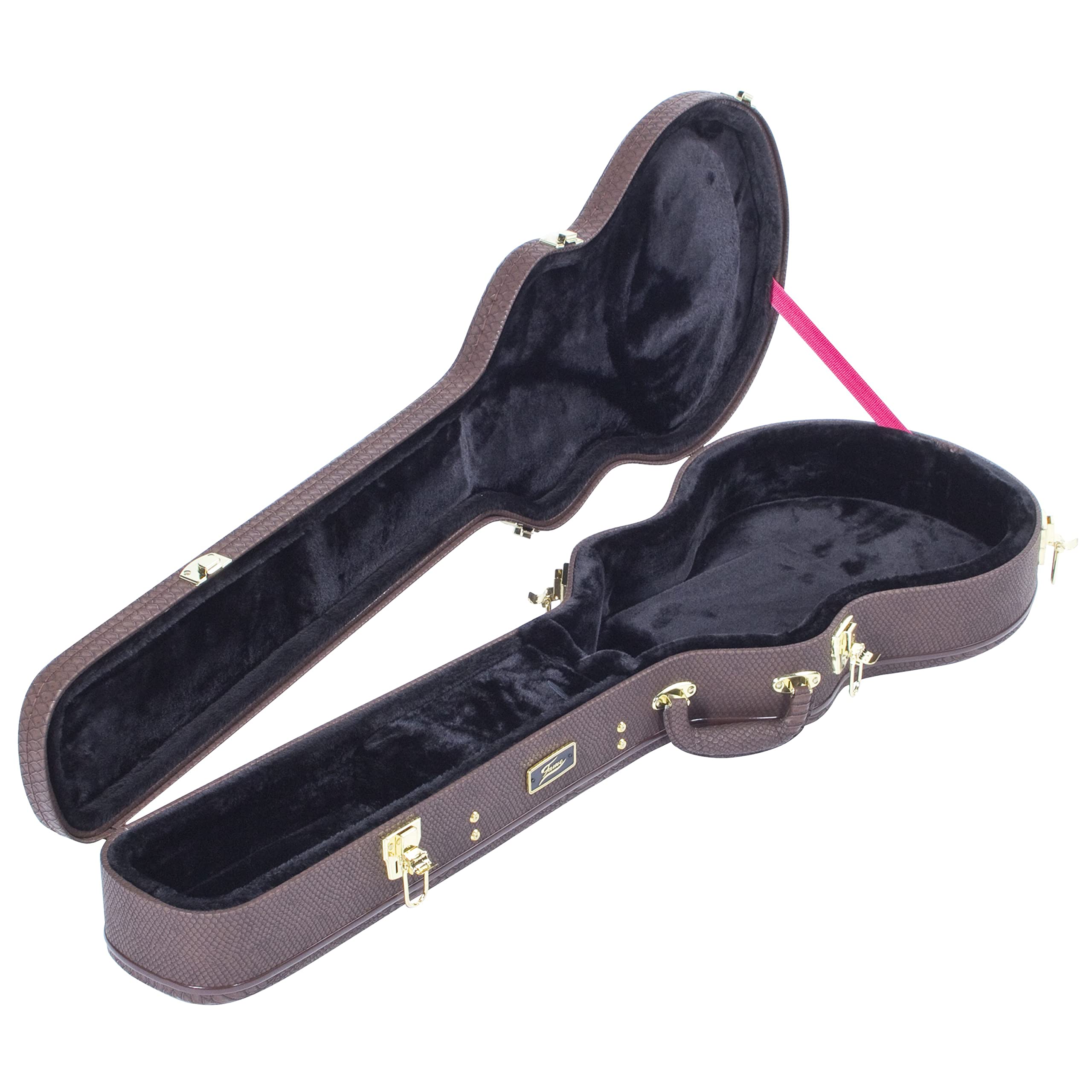 Fame Hard-Case Snakeskin (Single-Cut Electric Guitar) - Étui pour Guitares Électriques