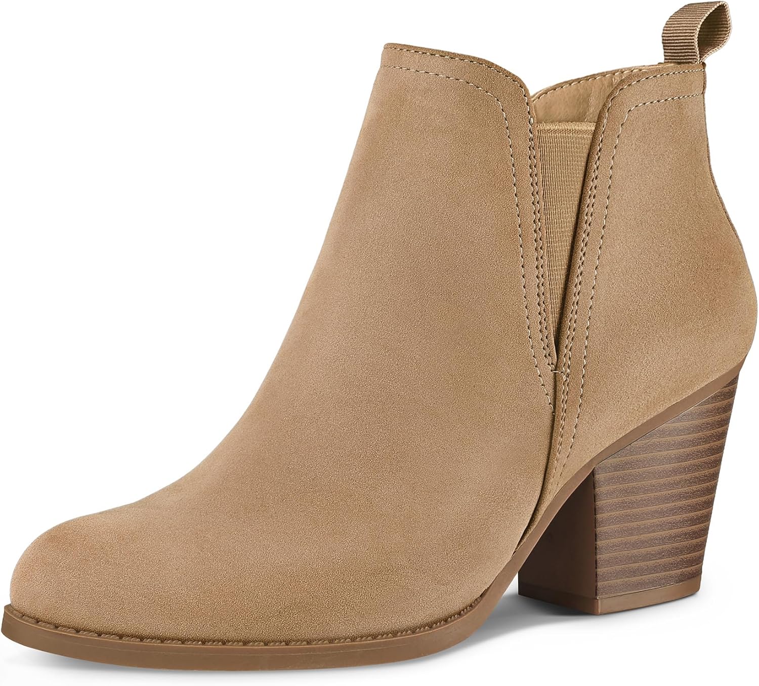 mysoft Women's Ankle Boots - V Cut Side Elastic Panel