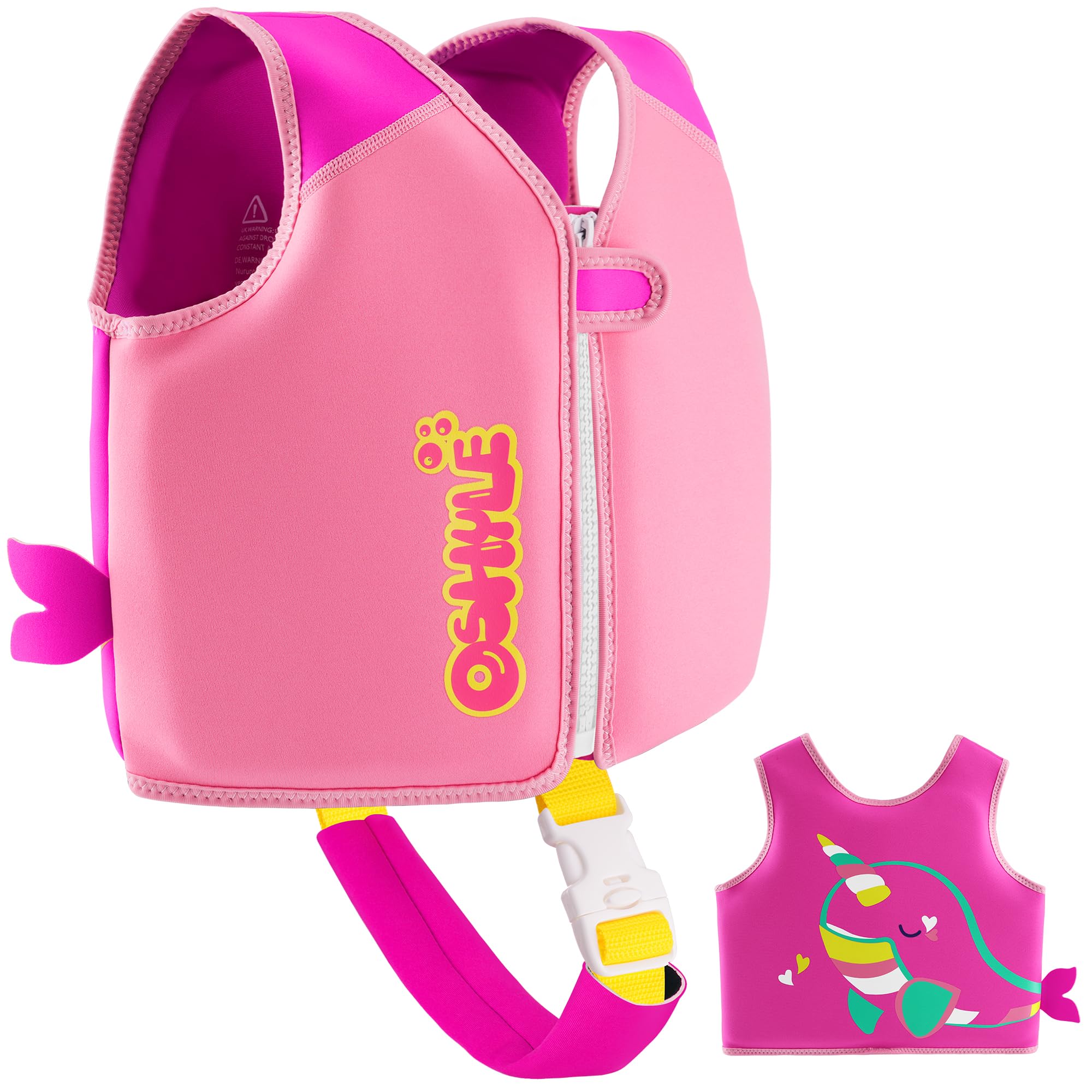 OSHYLE Giubbotto da Nuoto in Neoprene per Bambini - Aiuto Ideale per Il galleggiamento per Bambini