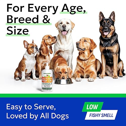 Miniatura 8 de Bark&Spark Aceite de pescado para perros y gatos - Omega-3 natural - Apoyo para la piel y el pelaje - Suplemento alimenticio líquido para mascotas -