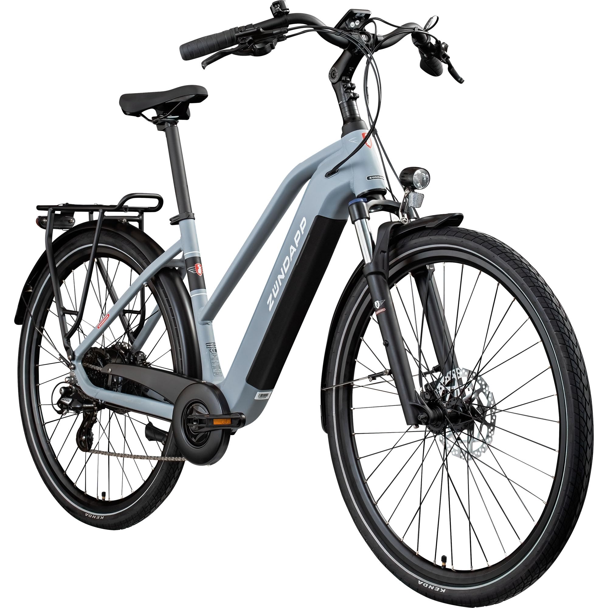 ZÜNDAPP Ebike Damen 28 Zoll Trekkingfahrrad | E Bike 8 Gänge 165-190 cm Elektro Fahrrad | E-Bike Elektrofahrrad mit hydraulischen Scheibenbremsen | Z810