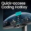 BenQ RD240Q 24.1 inch WQXGA Programming Monitor, USB Type C 90 W, Advanced Coding Modes, Keyboard Shortcuts for Coding, Ergonomic Design, 16:10 Custom Format, Circadian Mod