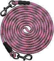 Vista 12 de BTINESFUL Correa de Amarre para Perro, Cuerda de Control Correa de Cuerda Larga, 8ft 12ft 20ft 30ft 50ft 75ft Correa para Perros de Patio - Perros