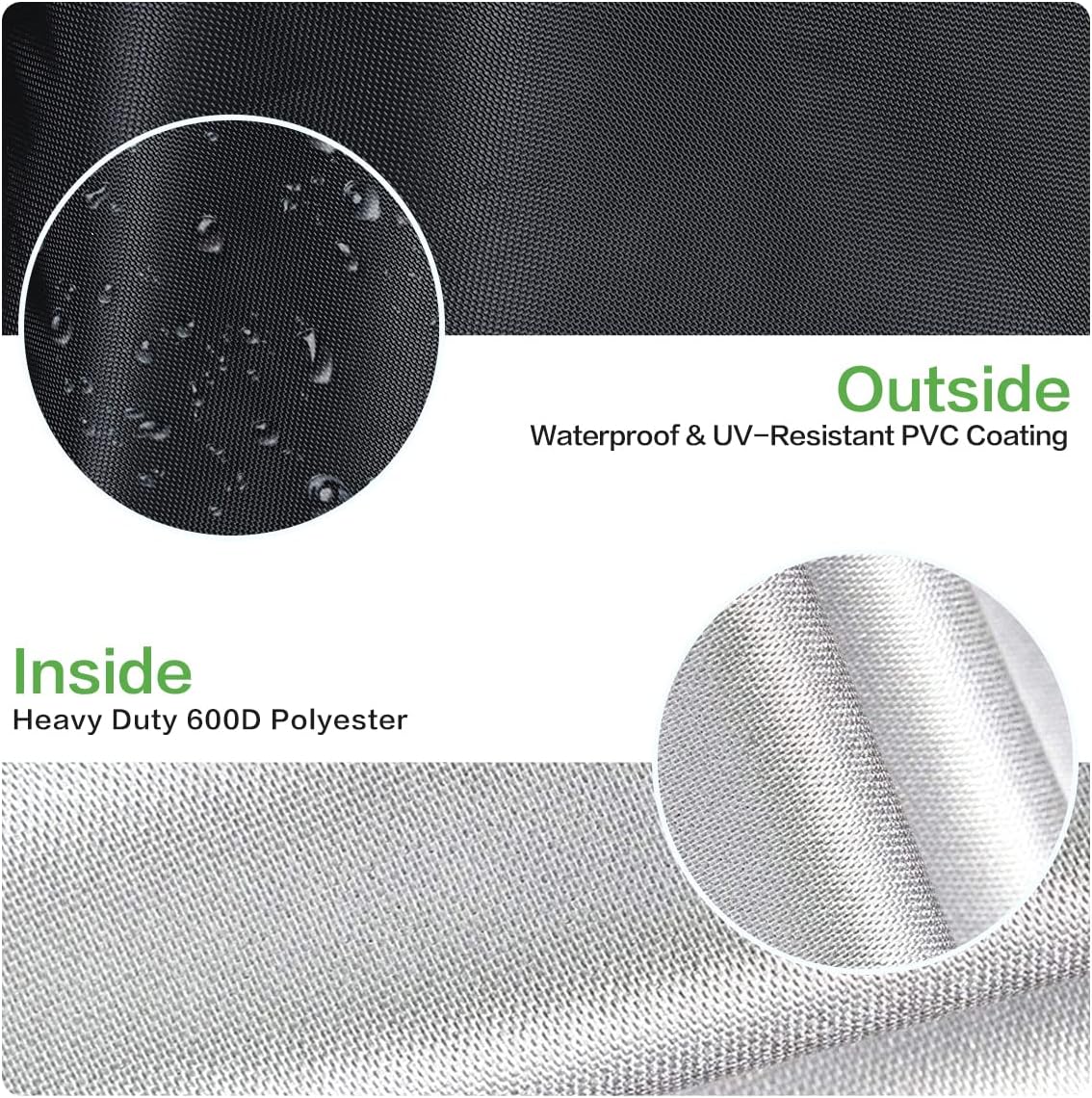 Gillevecara Fire Pit Cover Square 32 inch - Waterproof 600D Heavy Duty Square Patio Fire Pit Table Cover with PVC Coating, Air Vents, Anti-Crack, Fits for 30/31 / 32 inch Fire Pit - 32 x 32 x24 inch : Patio, Lawn & Garden