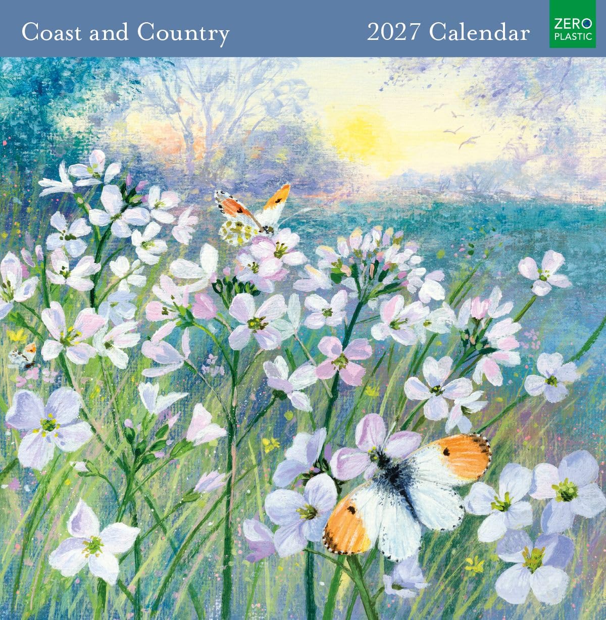 Museums & Galleries Coast and Country by Lucy Grossmith 2027 Calendar - Month to View Wall Calendar UK - 2027 Wall Planner and Personal Organiser for Home and Family