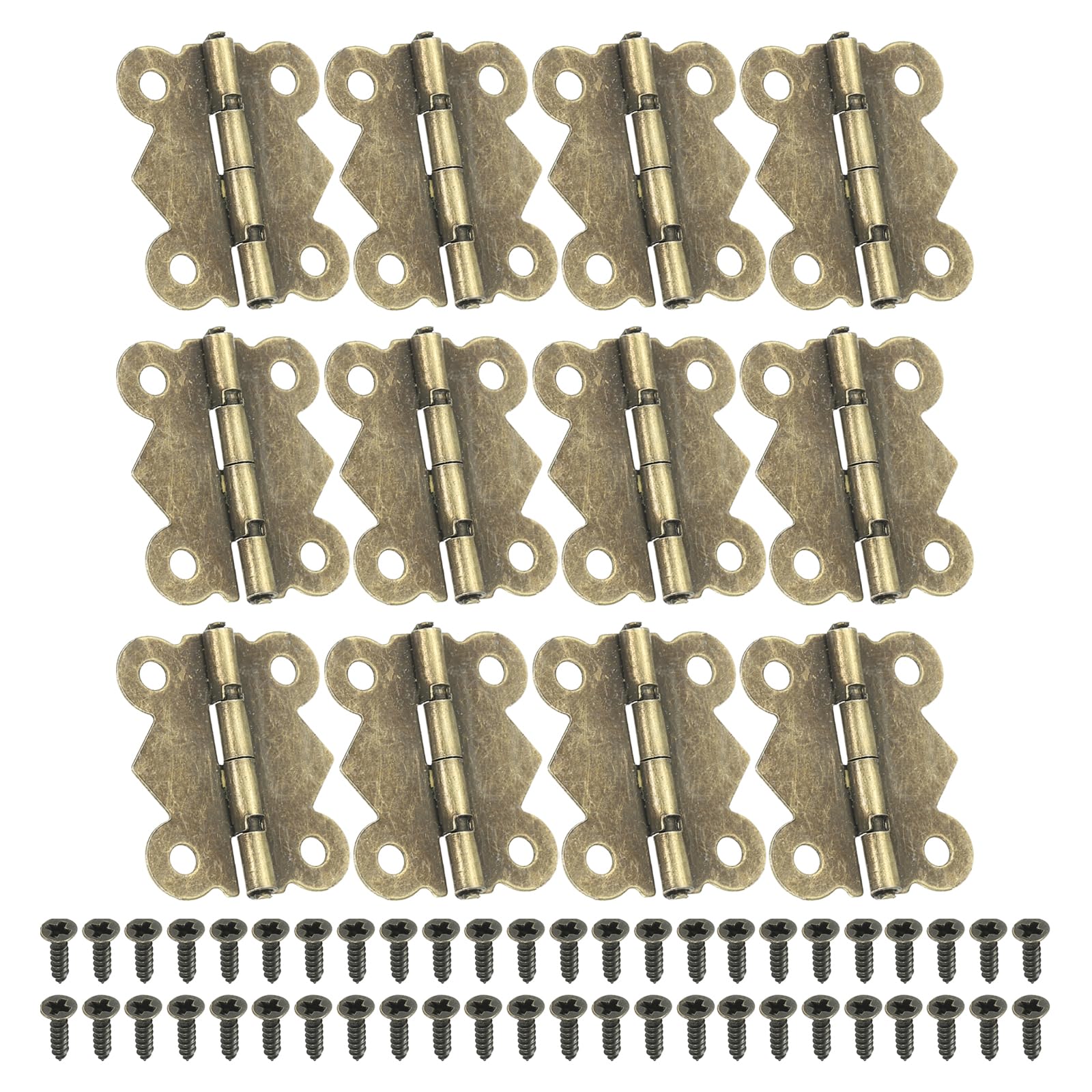 PATIKIL Small Jewelry Box Hinges 1-1/4 Inch