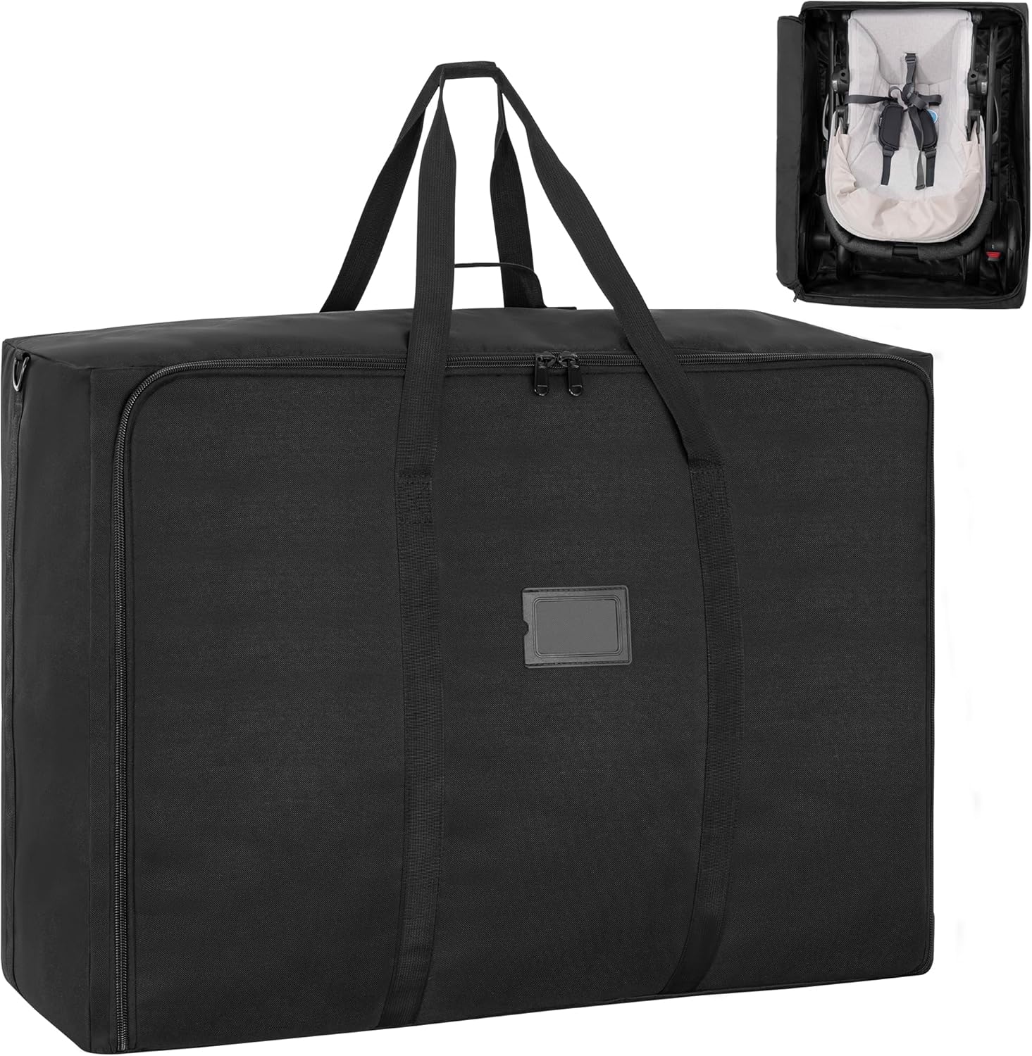 IBVIVIC Stroller Bag Compatible with UPPAbaby Vista V2/Vista V3/Cruz V2/Cruz V3, Stroller Travel Bag Heavy Duty Gate Check Stroller Bag with Delectable Shoulder Strap and Handle for Parents