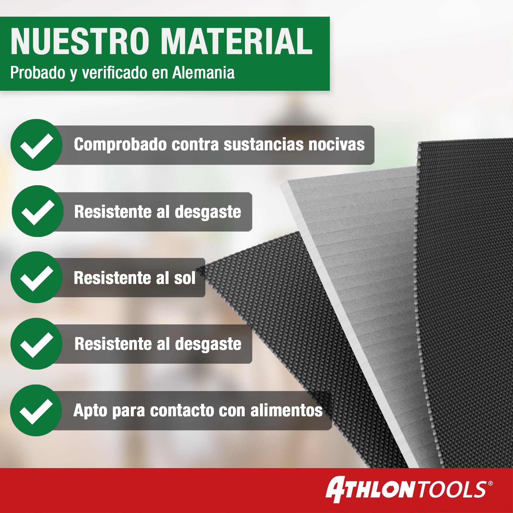 ATHLON TOOLS Bolsa organizadora para el maletero, caja plegable para el coche, reforzada y robusta, antideslizante