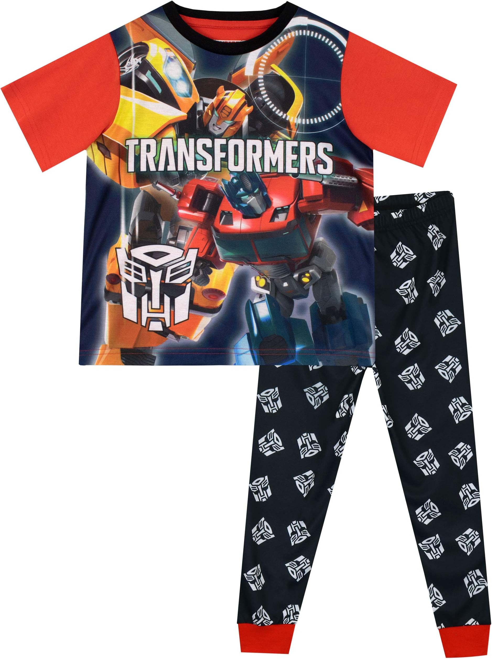 Transformers Boys Bumblebee Optimus Prime Pyjamas