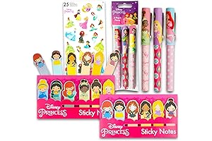 Disney Princess Sticky Notes: Ultimate School and Office Supply Bundle