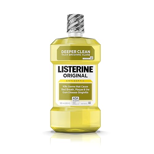 Listerine Antiséptico enjuague bucal, original, 16.9 onzas