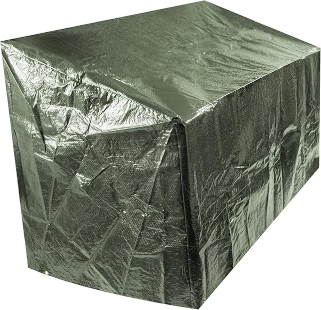 Woodside Outdoor Garden Companion Seat Bench Cover 1.6m x 0.68m x 0.75-0.85m / 5.2ft x 2.25ft x 2.5-2.75ft