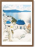 Vista 133 de Axeman Marco para póster de 18 x 24 pulgadas con paspartú para 16 x 20 pulgadas, marco de fotos de madera maciza de roble con vidrio templado, marco