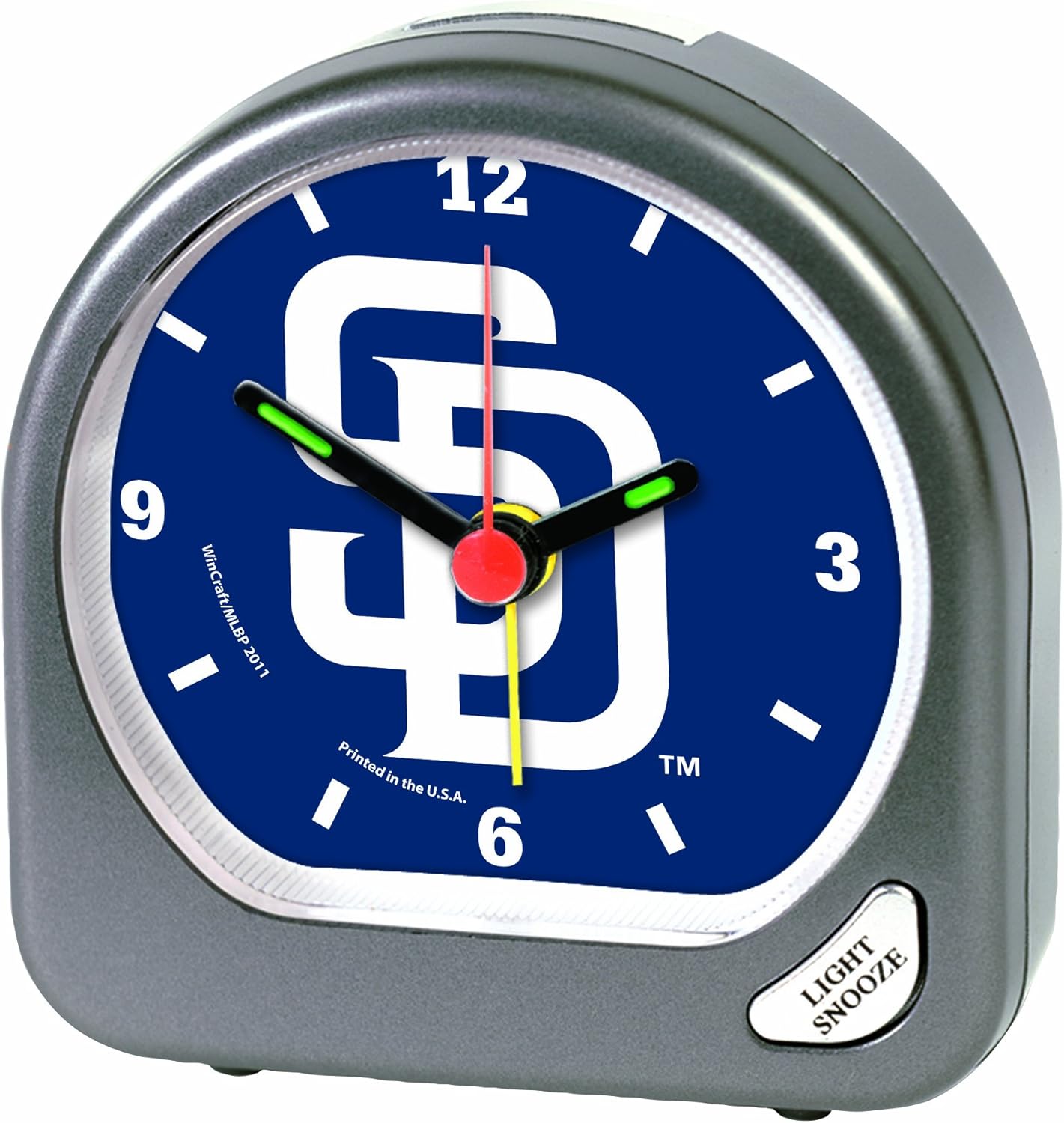 MLB San Diego Padres Alarm Clock Sports Fan Alarm Clocks Sports & Outdoors