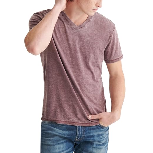 Lucky Brand Venice Burnout V-Neck Tee