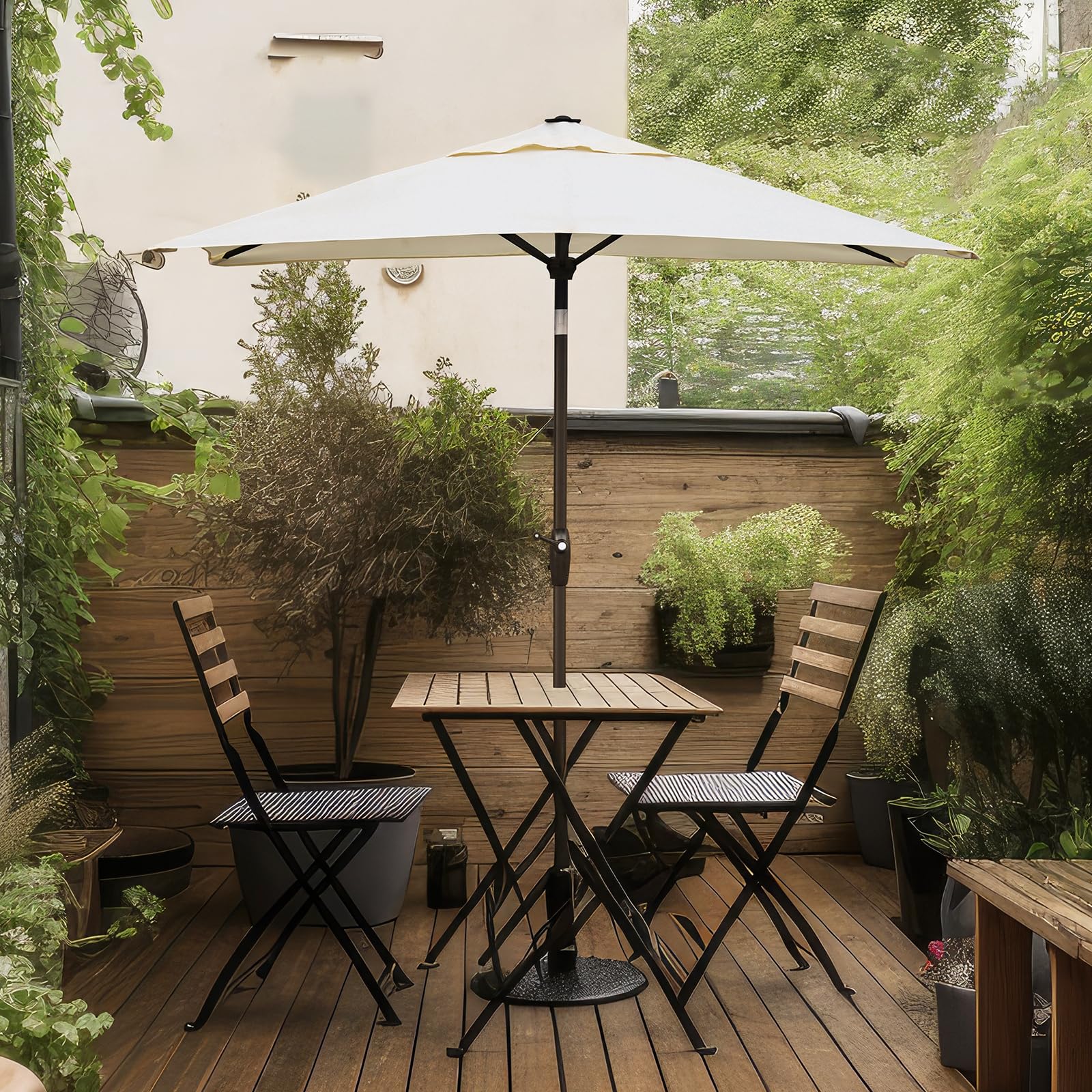 Sekey® 210 x 140 cm parasol voor terras/tuin/balkon, UV50 , taupe, rechthoekig, Taupe, 210 × 140 cm, Rechthoekige parasol Sekey® 210 x 140 cm parasol voor terras/tuin/balkon, UV50 , taupe, rechthoekig, Taupe, 210 × 140 cm, Rechthoekige parasol