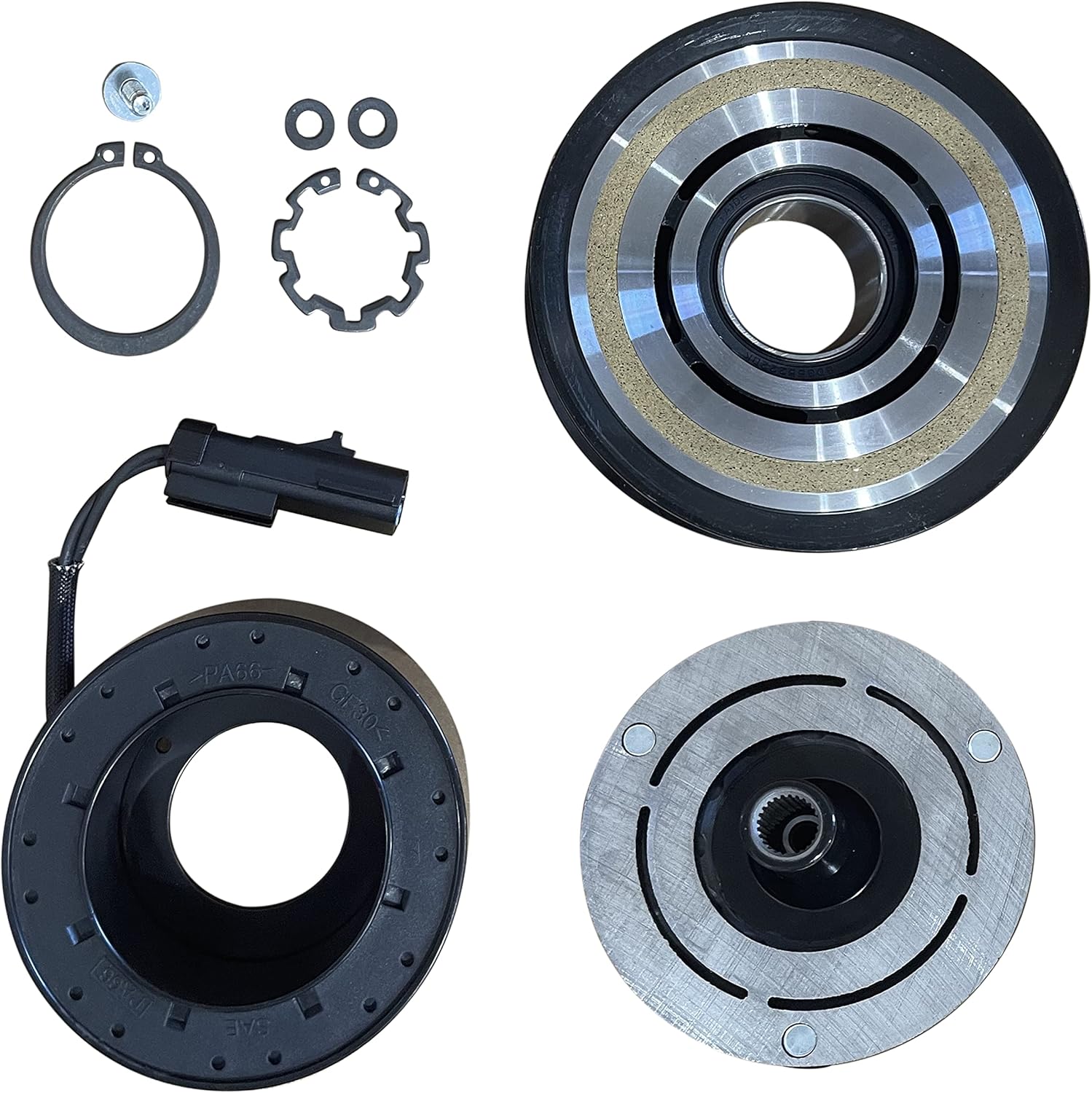 RYC New A/C Compressor Clutch FH343-CL (Fits Dodge Durango 5.7L 2004, 2005, 2006, 2007, 2008; Fits Chrysler Aspen 5.7L 2007-2008)