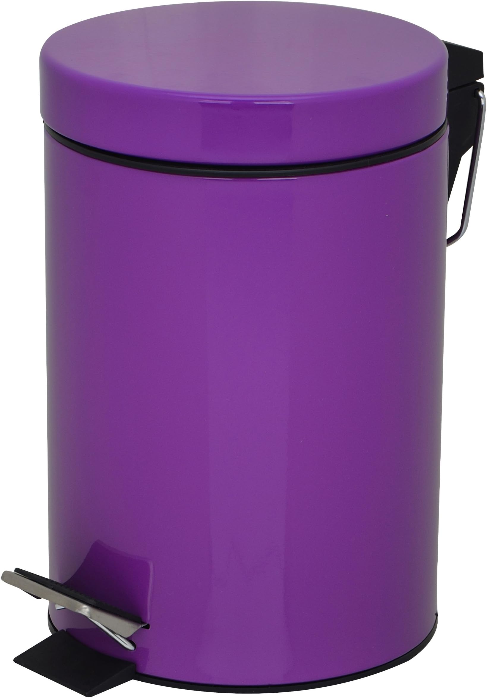 Brights Bathroom Pedal Bin,3 L, Purple : Amazon.co.uk: Home & Kitchen