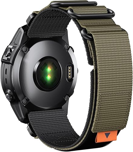 ANCOOL Para Fenix 7X Watch BandFenix 36X5X Correa de reloj de 1.024 in Correa de reloj de nailon para Fenix 6X ProTactix 7Epix Pro 2.008 in