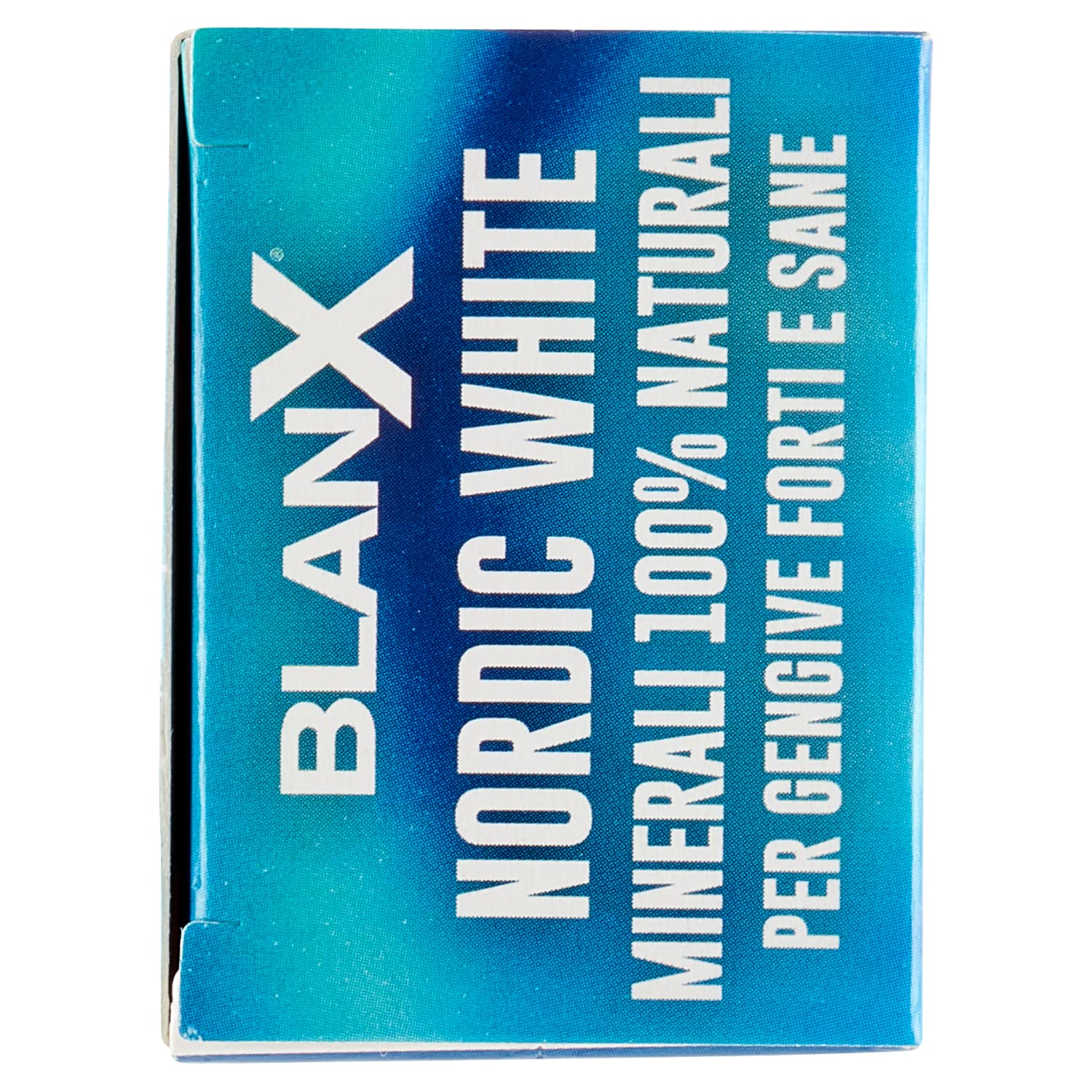 Blanx Dentifricio Sbiancante Nordic White, dentifricio sbiancante anti anti macchie, con minerali nordici naturali al 100%, freschezza istantanea da 75 ml + portachiavi Beni Culinari