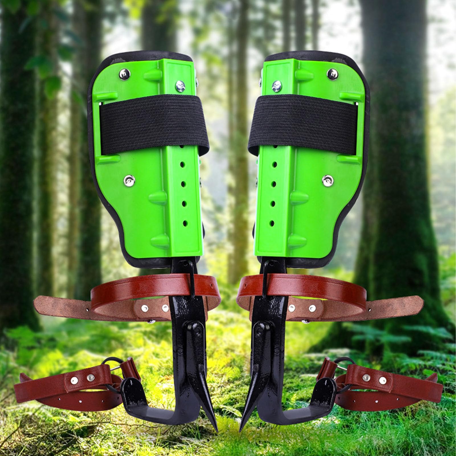 EMUKOEP Kit de Herramientas Ergonómicas para Trepar árboles, Piel de Vaca, PU, ​​para Investigación Forestal, Aventuras de Registro
