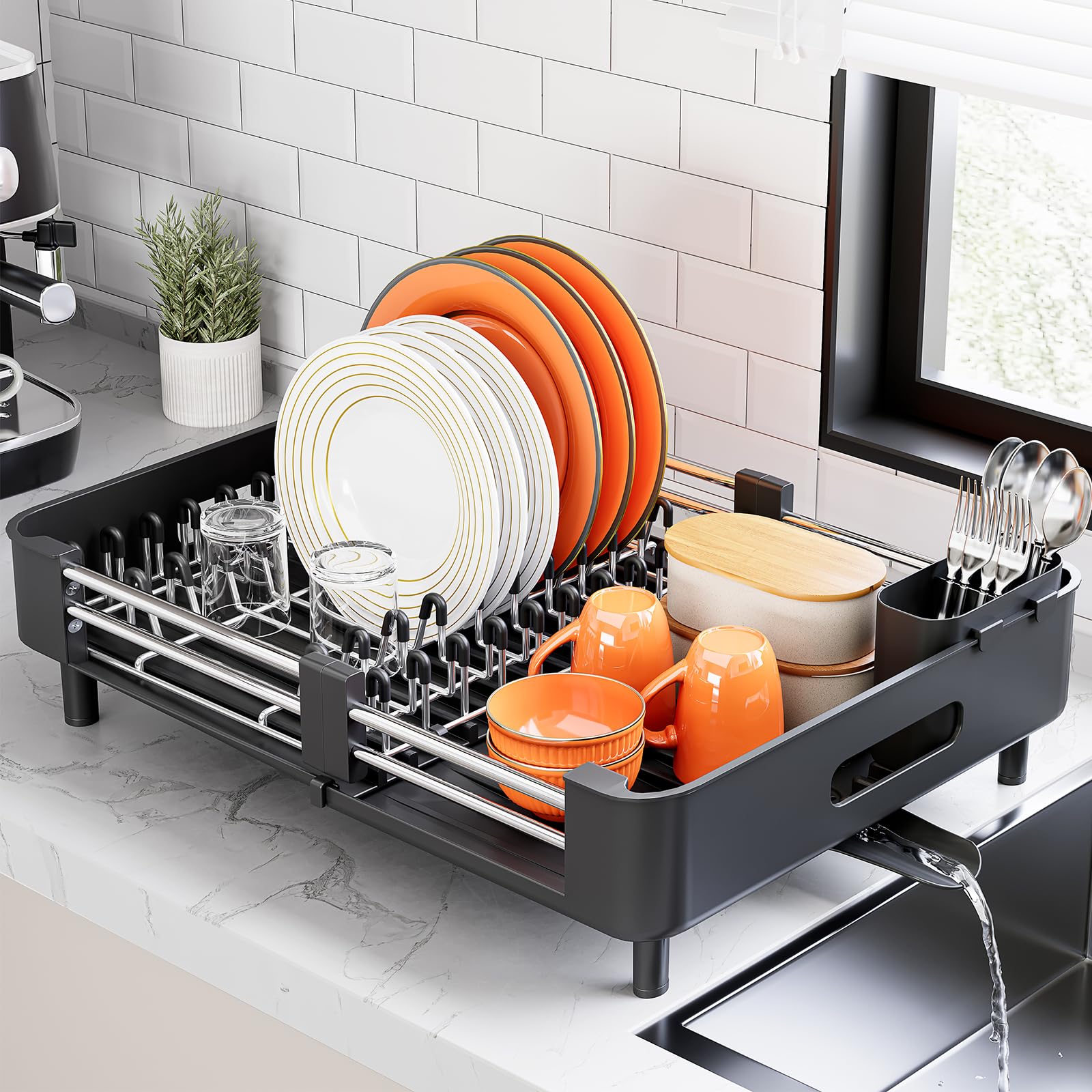 Urackify Stainless Steel Dish Drying Rack