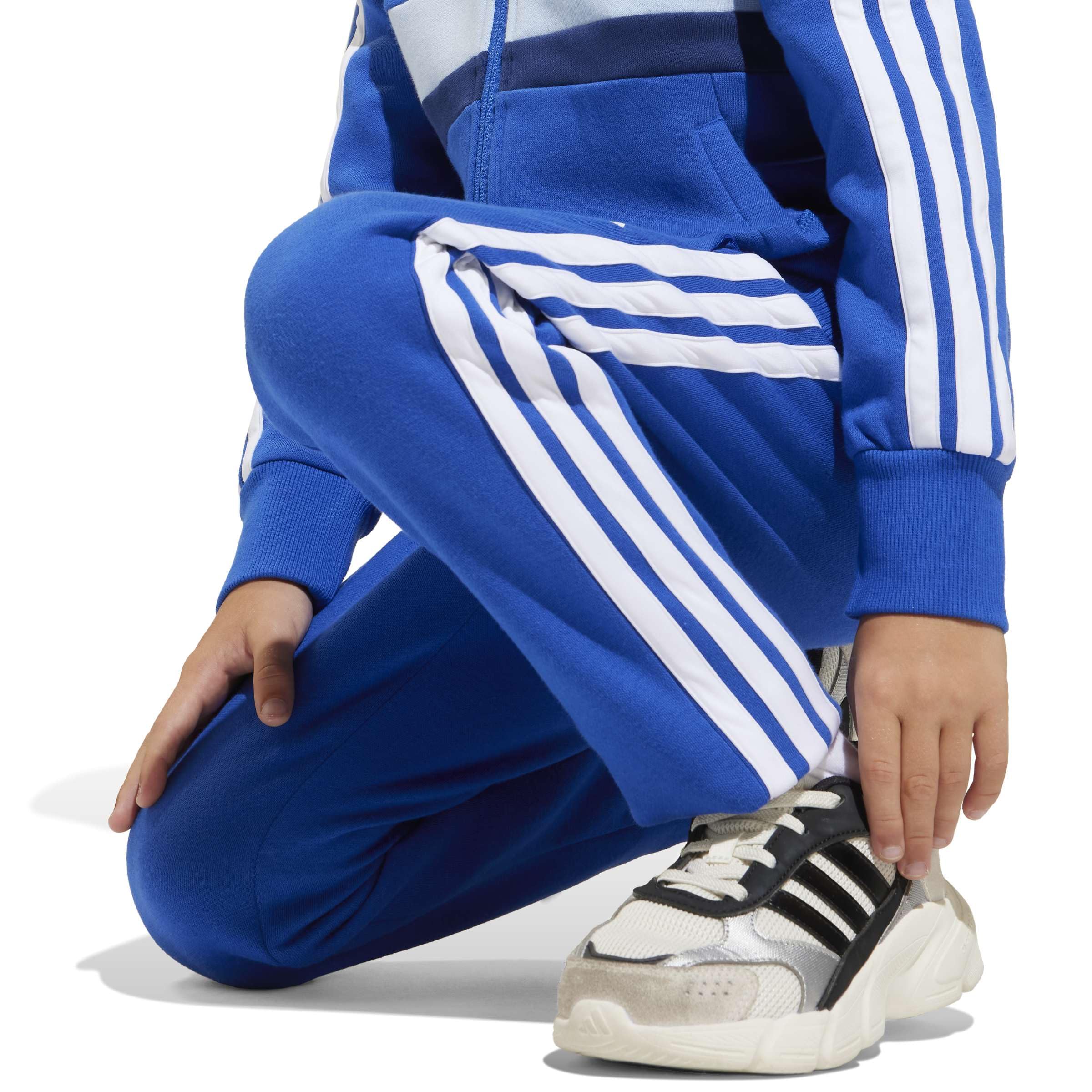 adidas Dresy Uniseks - dzieci Seasonal Essentials Tiberio 3 Stripes Fleece