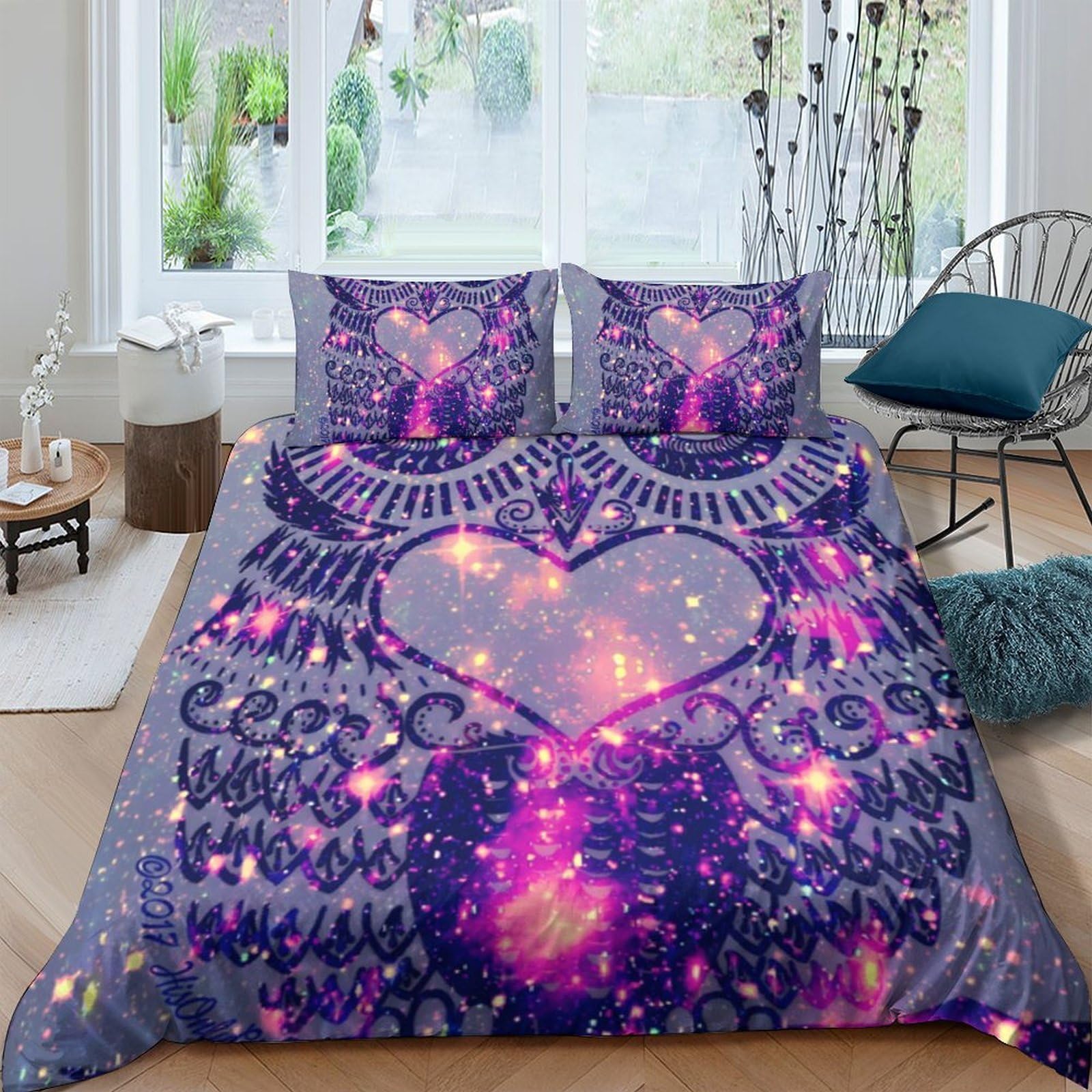 GPLZQXKJNH 3D Printed Reggae Leaf Duvet Cover Microfiber Soft Breathable Rasta Colorful Bedding Set with 2 Pillowcases for Bedroom Decor Single（135x200cm）
