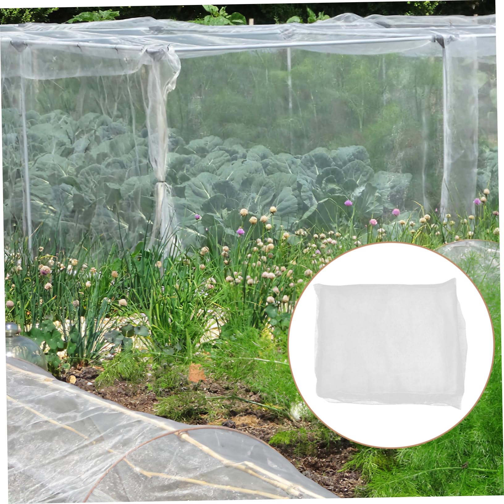Toddmomy 5rouleaux Filet De Insectes pour Jardin Maille Découpable Anti-Oiseaux Et Insectes pour Plantes Et Légumes Et à Air Extérieure