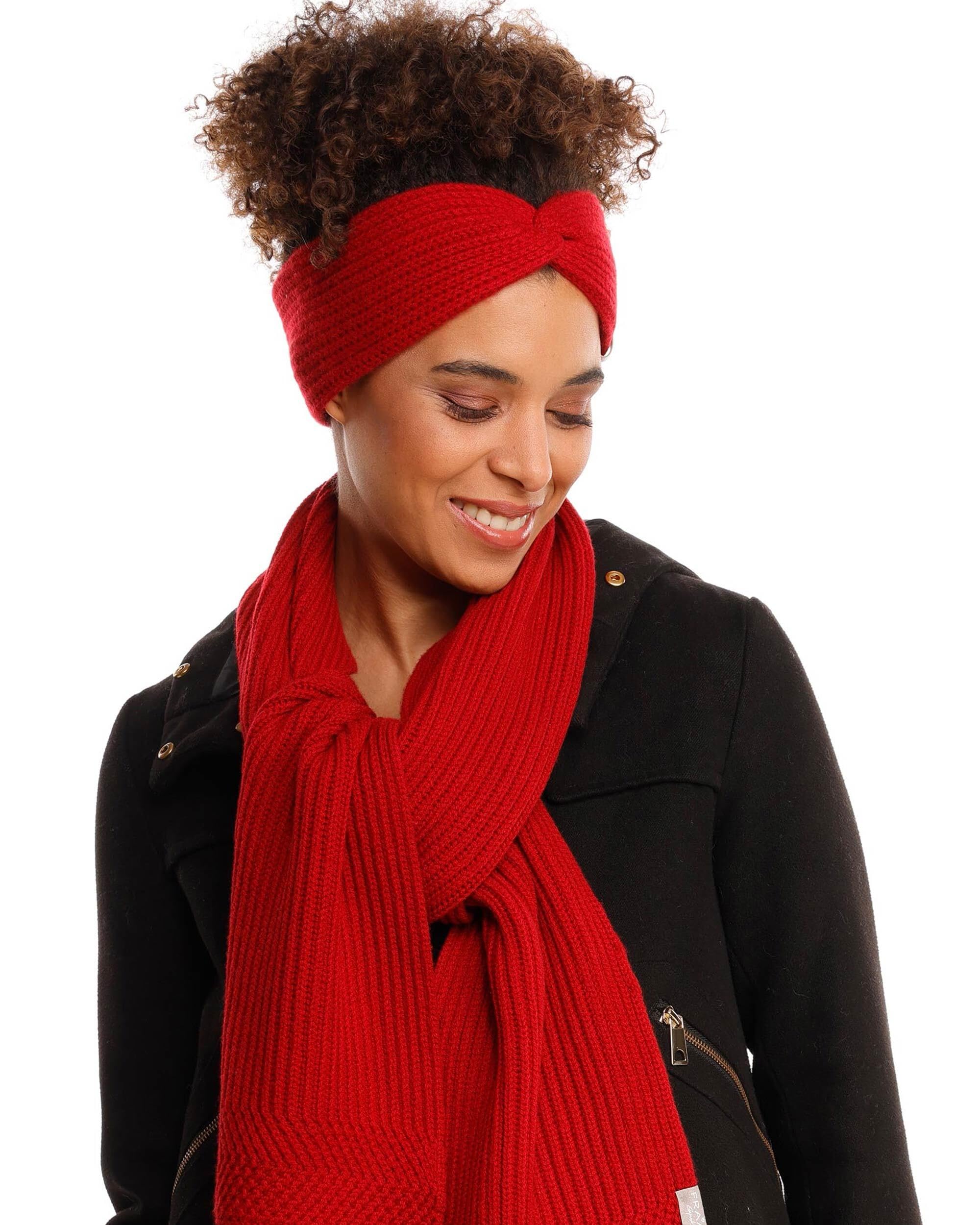 FRAAS bandeau pour dames, 25 x 11 cm, cachemire