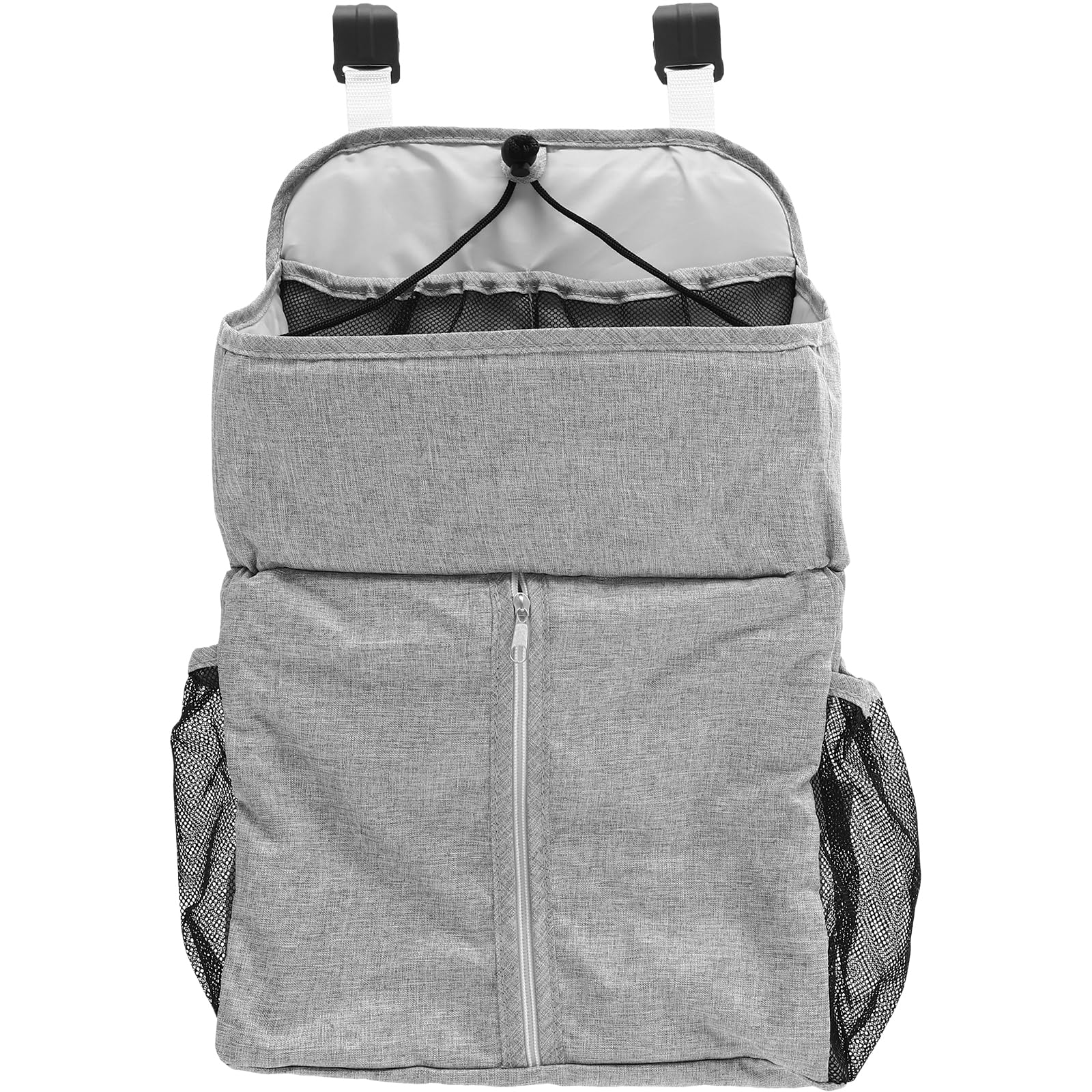 Bolsa para pañales de lino para cuna, organizador infantil colgante y resistente