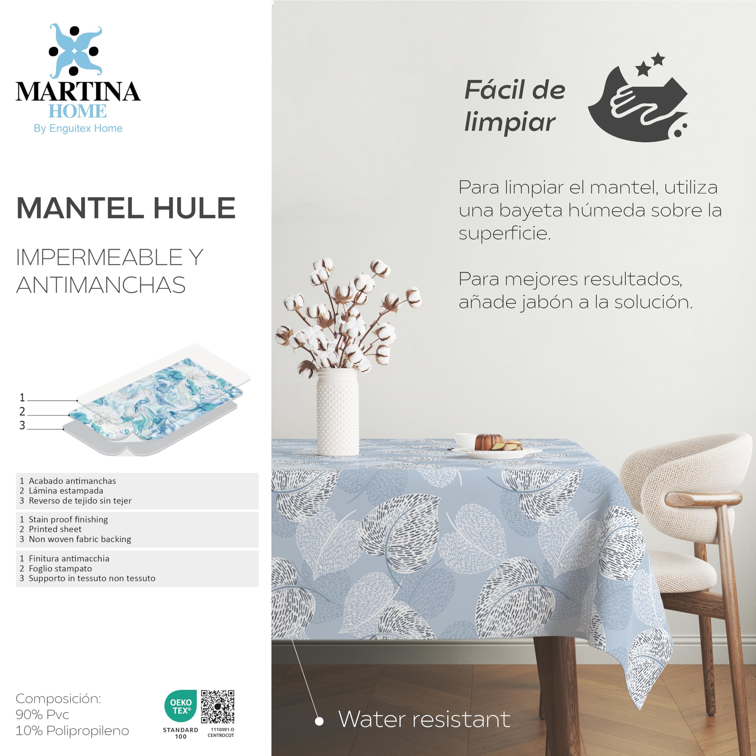 Tafelkleed waterafstotend Parijs, Rome en New York | Franse Tafelkleden