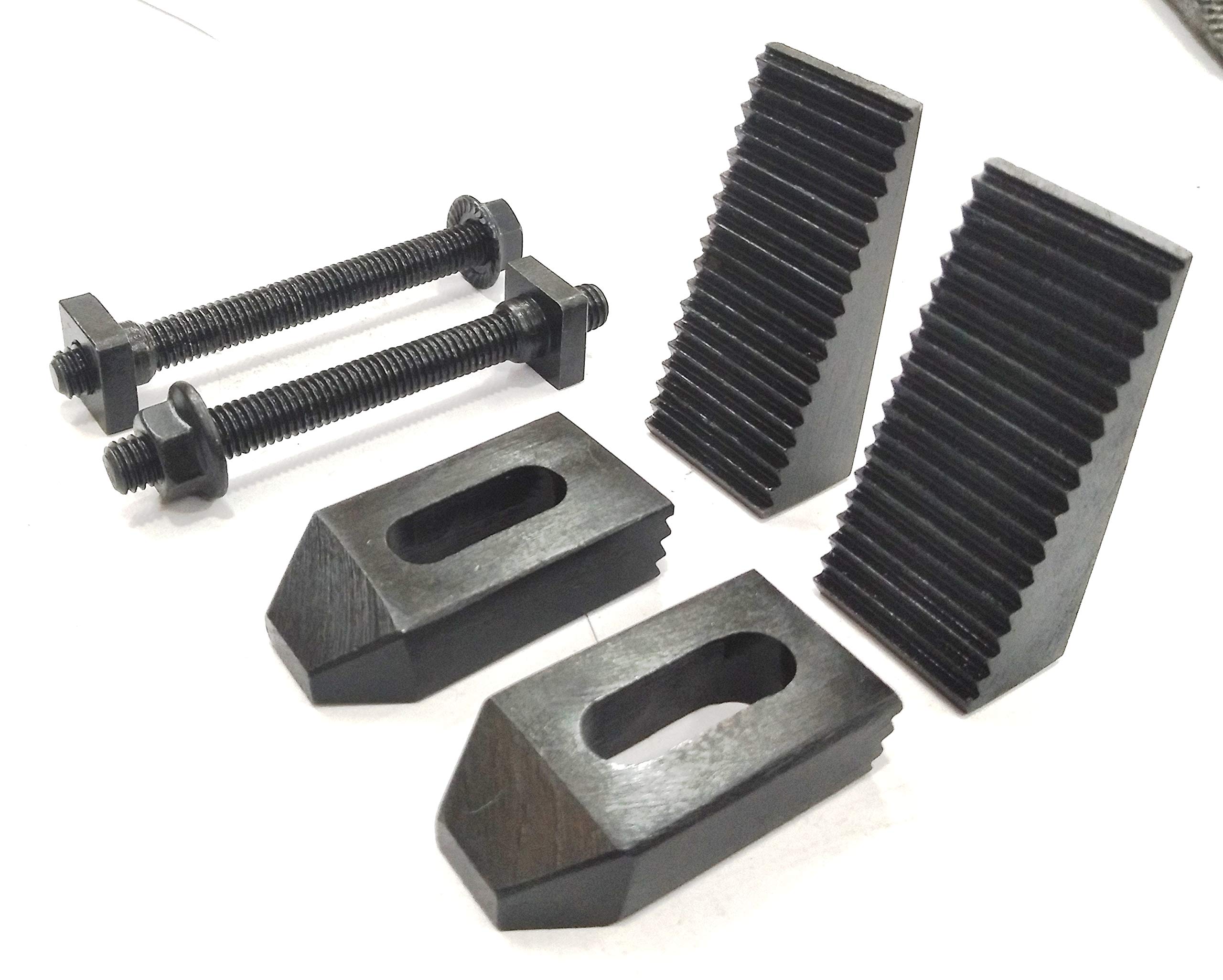 M6 Clamp Kit Set (6 mm) Suitable for 3" (75mm) & 4" (100 mm) Rotary Table Precious Quality Machine Tools, Black - Image 2