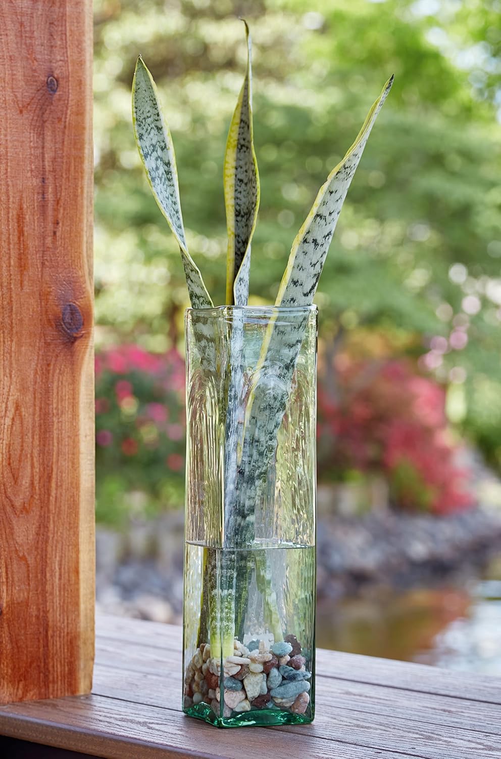 Signature Design by Ashley Taylow 15" Contemporary Vase, Green Home & Kitchen