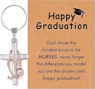 PRCOLUX Nurse Gifts for Women Nurse Keychain Appreciation Gifts for Nurses Women Nurses Week Nursing Graduation Birthday Gift