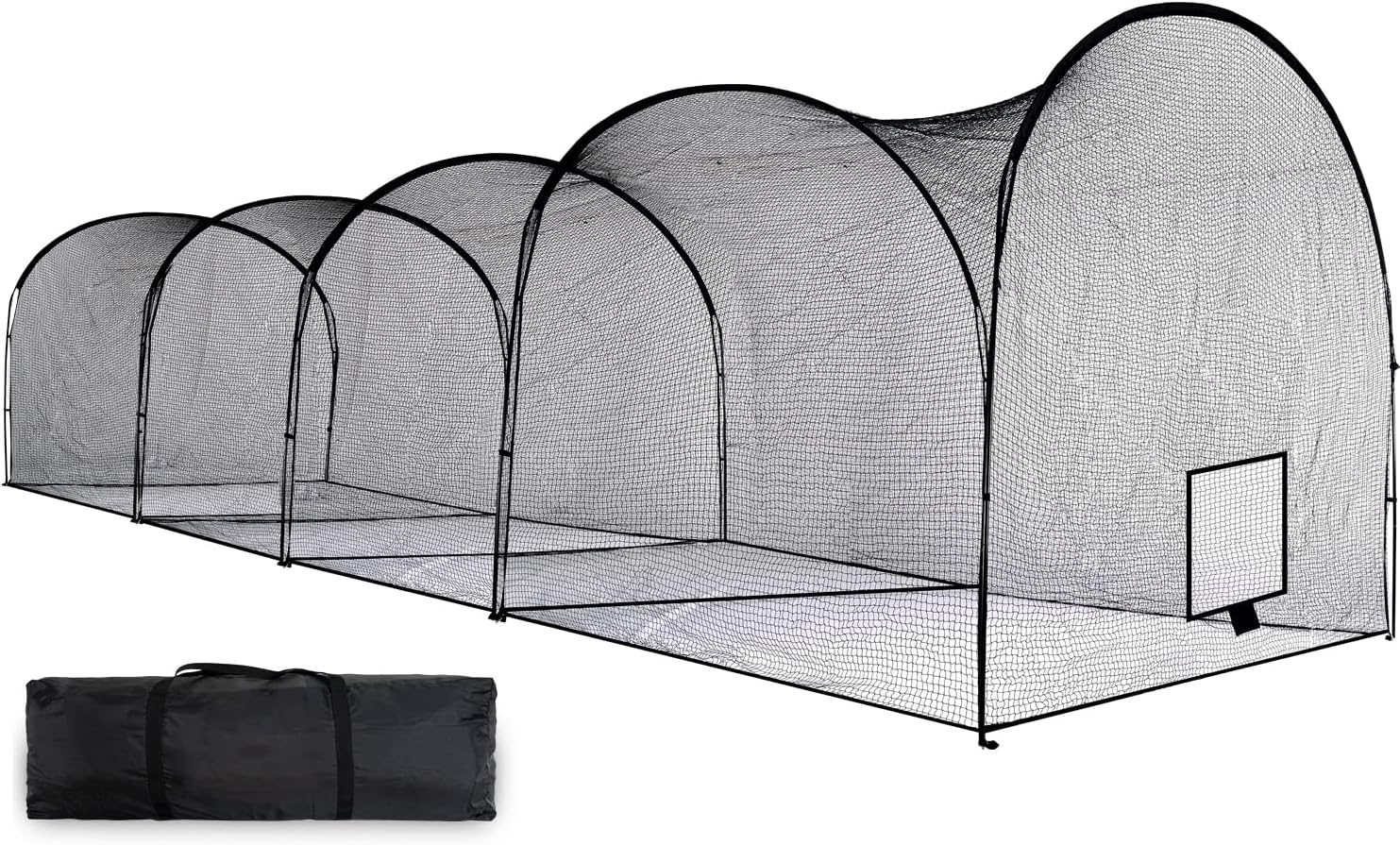 Kapler Baseball Batting Cage Practice Net, 44' (L) X12' (D) X10' (H) Large Size Tunnel Baseball Softball Hitting Cage for Indoor Backyard Outdoor Training. : Sports & Outdoors