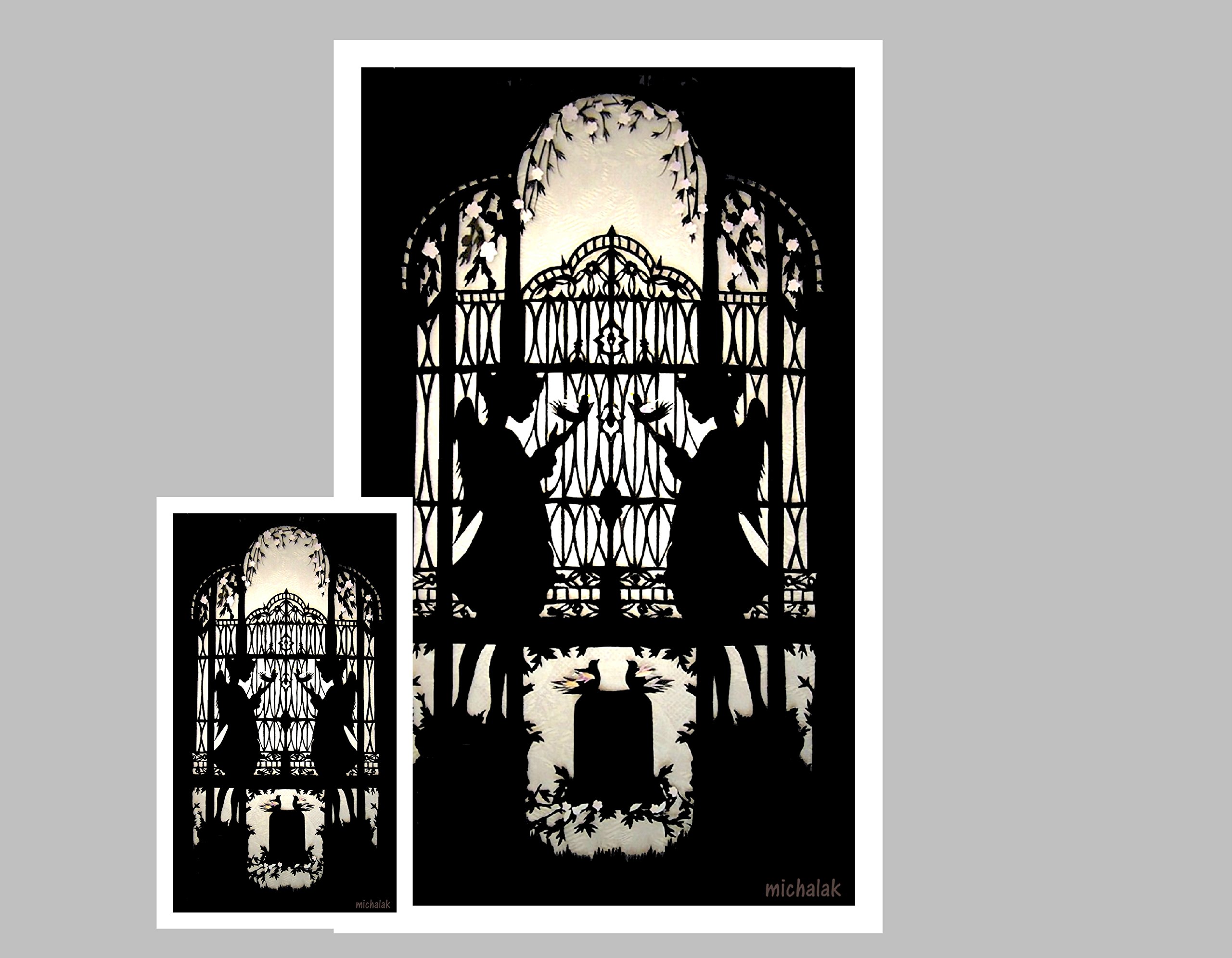 Angels at the Gate Sympathy Card