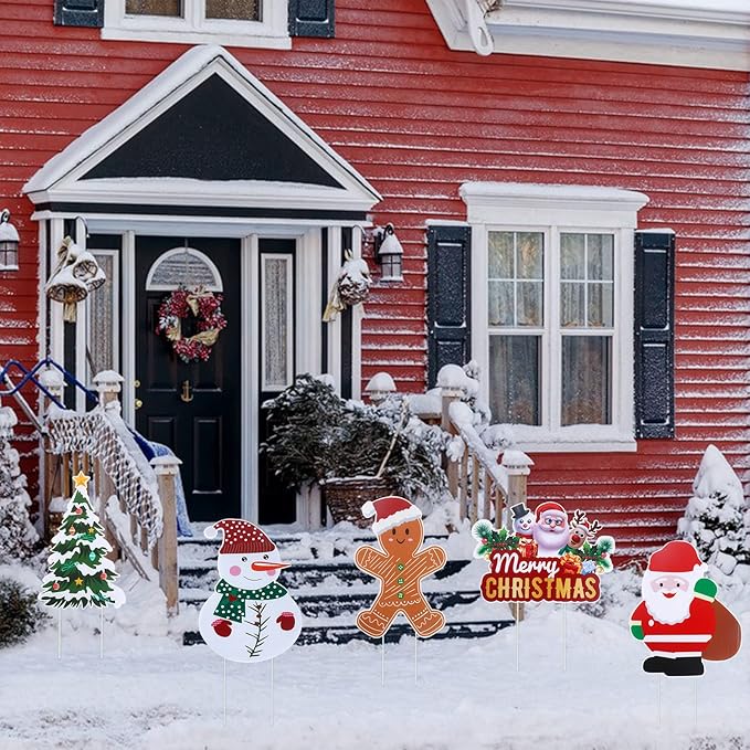 Père Noël En Bois, Décoration De Noël Pour Jardin Et Extérieur – Fait Main