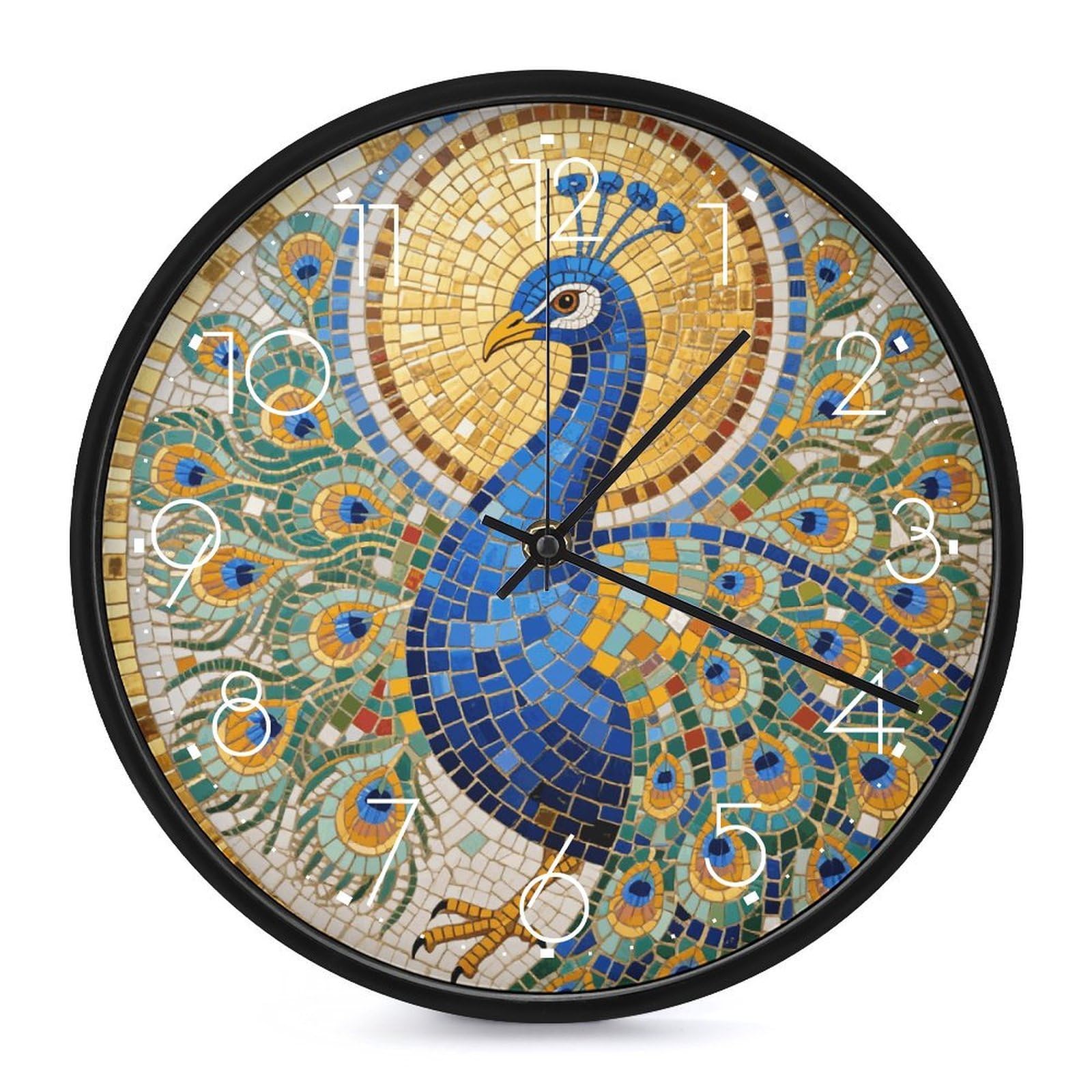 Horloge murale ronde moderne au design minimaliste pour intérieur chic